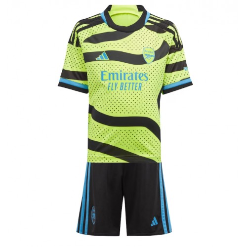 Maillot de foot Arsenal Benjamin White #4 Extérieur enfant 2023-24 Manches Courte (+ pantalon court)